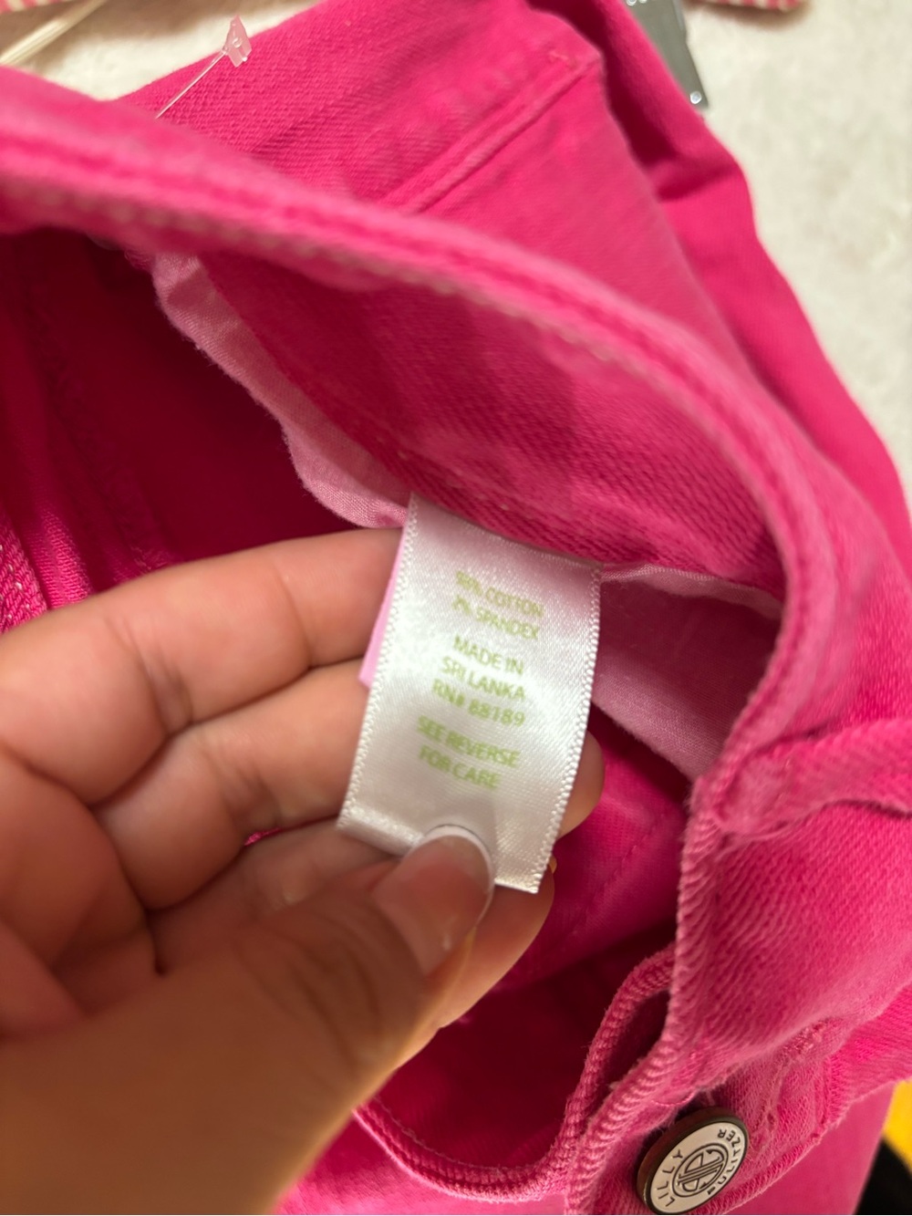 Lilly Pulitzer Pink Slim Jeans - Picture 5 of 7
